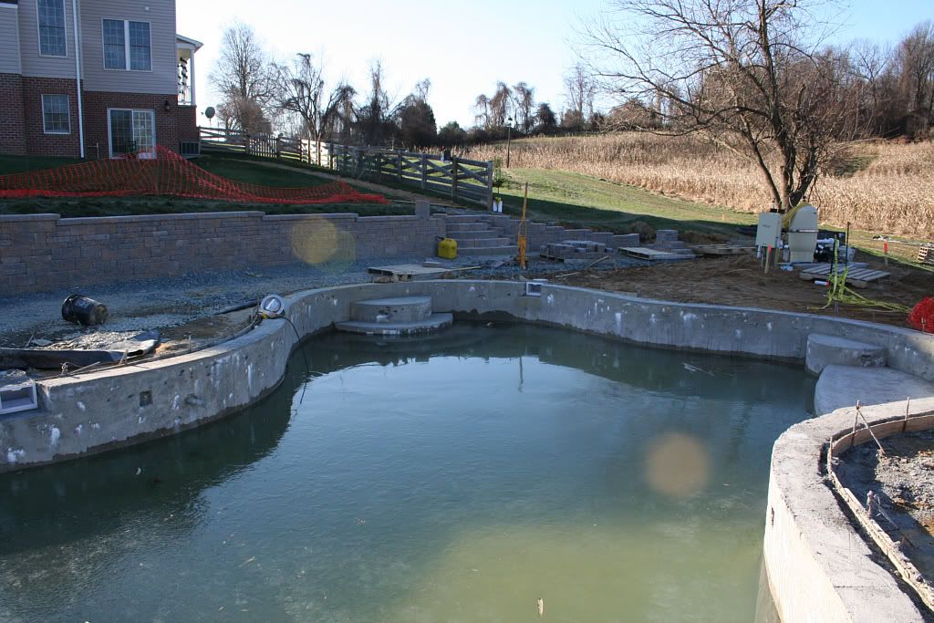 Wall - view from across pool 1